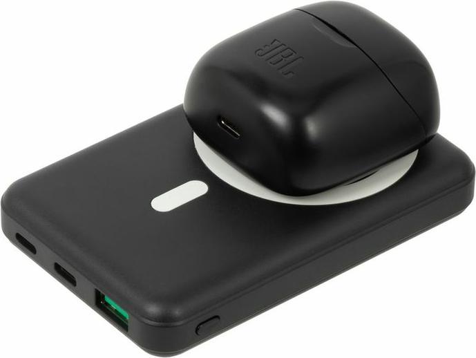 Immagine prodotto Rivacase VA2604 Powerbank wireless Magsafe Qi 15W, batteria esterna con caricatore rapido QC/PD 20W 10000 mAh (10000 mAh, 20 W, 18.50 Wh)