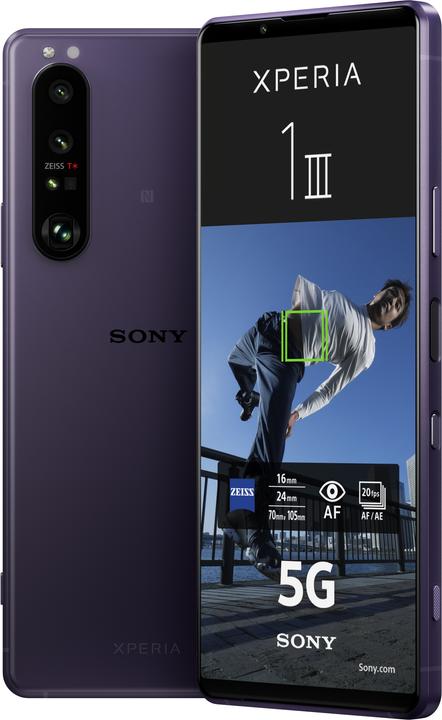 Sony Xperia 1 III (256 GB, Violet, 6.50", Hybrid Dual SIM, 12 Mpx, 5G)