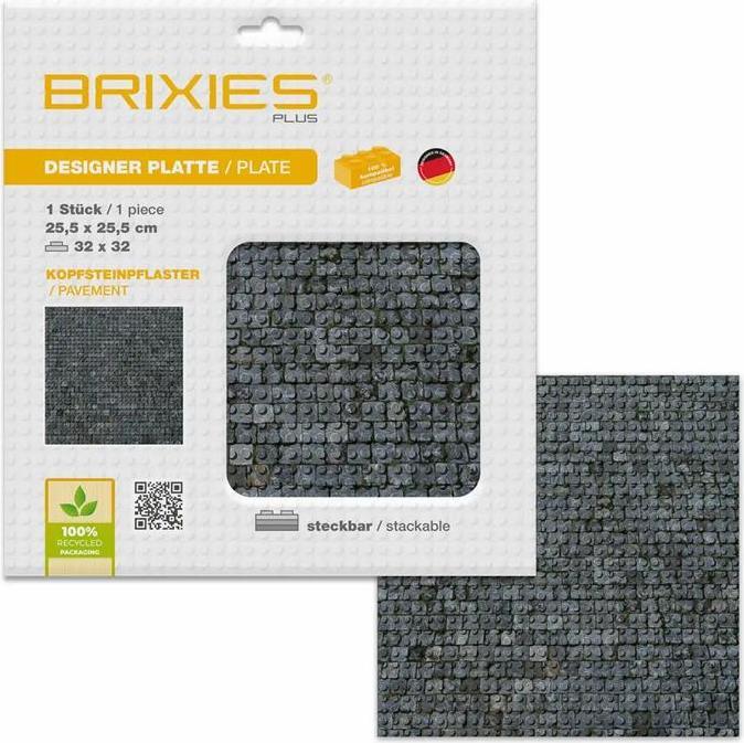 Produktbild Brixies Bauplatte 32x32 Kopfsteinpflaster