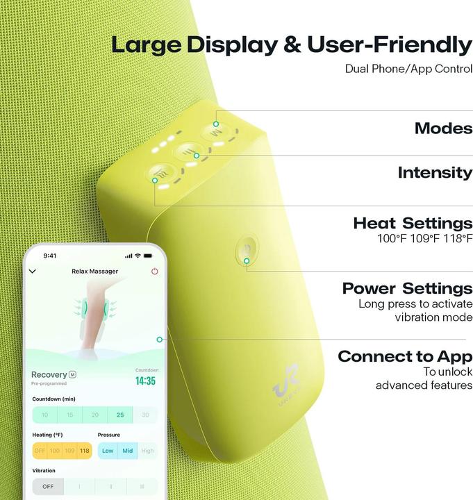 Image du produit Urevo Kabelloses Relax-Massagegerät (UCRM001)
