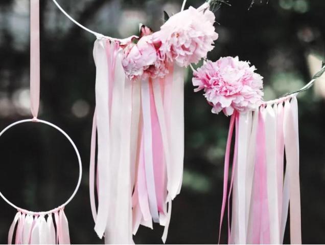 Produktbild Partydeco Geschenkband Satinband Rosa 12 mm / 25 Meter (Geschenkband, 1 x)