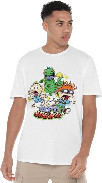 Actual product image Rugrats Mens Rept-Ahhhhh! Tommy & Chucky T-Shirt (4XL)