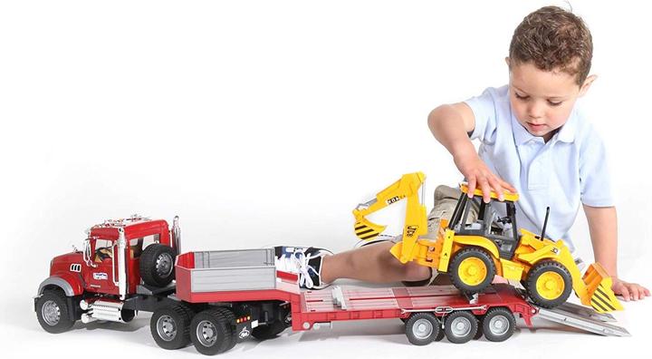 Produktbild Bruder Mack Granite LKW mit Tieflader und Bagger