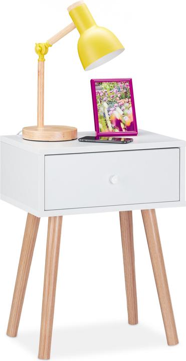 Actual product image Relaxdays Night Stand (42 x 30 x 55 cm)