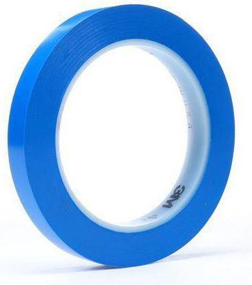 Actual product image 3M Scotch 471 Blue Vinyl 33m Lane Marking Tape, 0.14mm Thickness (120 mm)