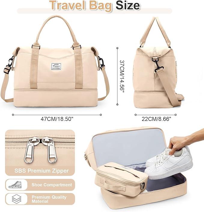 Image du produit Only-Bags.Store 3pcs Voyage avec un grand Carry-on sac, un sac de sport, et un bagage étanche