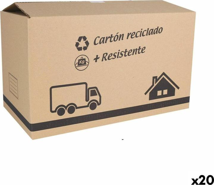 Soler Hispania Umzugskarton Confortime 65 x 40 x 40 cm Braun (20 Stück) (65 x 40 x 40 cm)