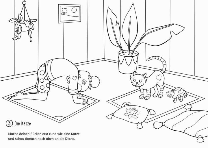 Actual product image My First Yoga Colouring Book