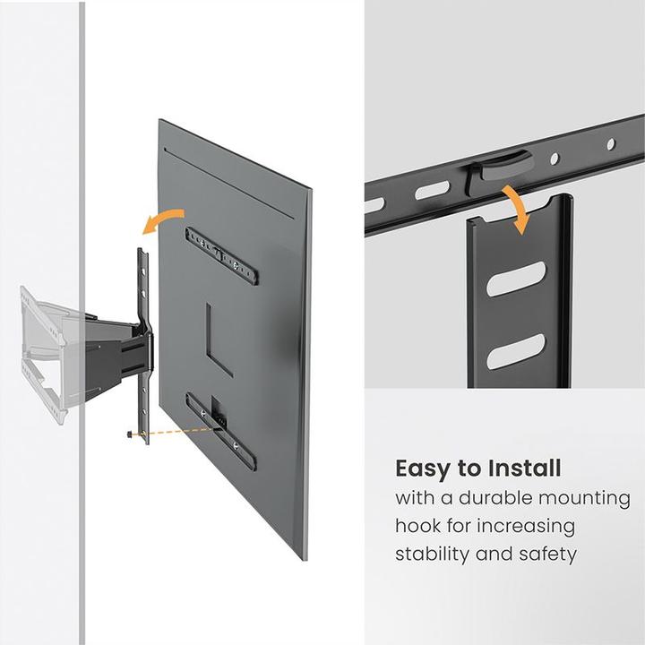 Image du produit Value Ultra-mince Full-Motion (Mur, 90", 50 kg)