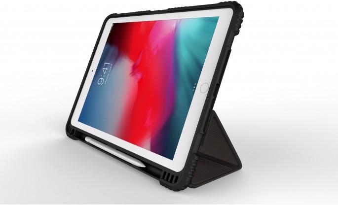 Actual product image Cygnett WorkMate Case with Apple pencil holder for iPad 10.2" (2018) - Black/Charcoal (iPad)