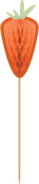 Produktbild Amscan 10 Picks Karotten Waben Papier/ Holz 17 cm (6 x)