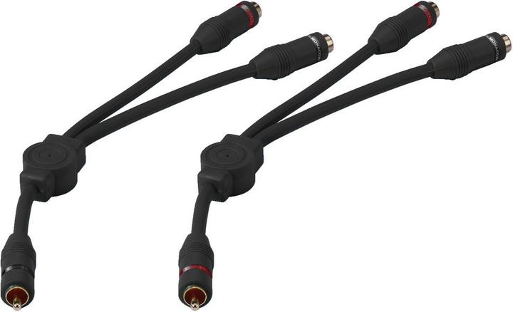 Monacor Audio-Y-Kabeladapter-Paare