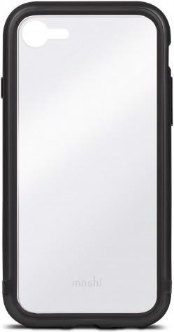 Produktbild Moshi Luxe - metal bumper case for iPhone 8/7/SE - Black (Apple iPhone 8, Apple iPhone 7, Apple iPhone SE (2nd Gen), Apple iPhone SE (3rd Gen))