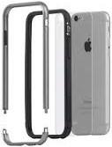Produktbild Moshi Luxe - metal bumper case for iPhone 8/7/SE - Black (Apple iPhone 8, Apple iPhone 7, Apple iPhone SE (2nd Gen), Apple iPhone SE (3rd Gen))