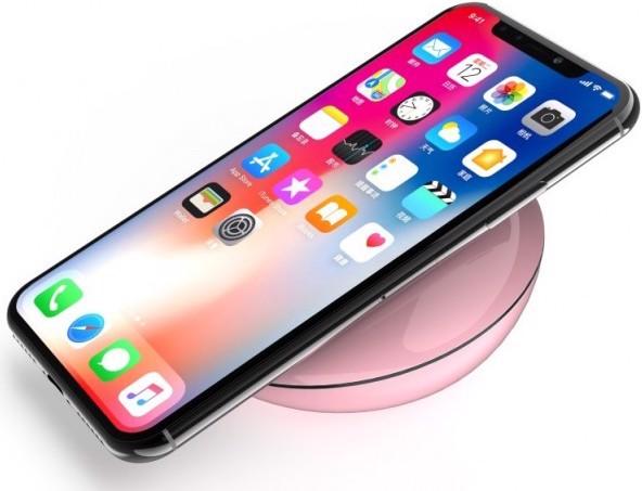 Produktbild Devia Inductive fast wireless charger Qi Standard - Pink (10 W)
