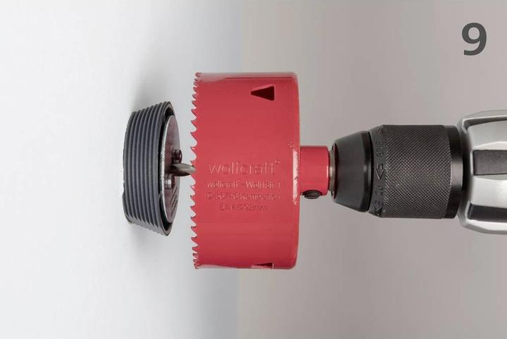 Image du produit wolfcraft wolfcraft 1 Aufbohrhilfeset Ø35-70mm (70 mm)