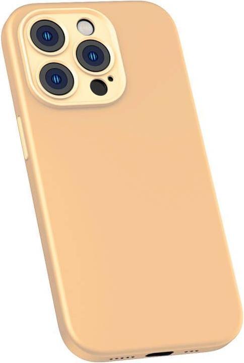 Produktbild Baseus Liquid Silica Gel Case for iPhone 14 Pro Max (Sunglow)+ tempered glass + cleaning kit (Apple iPhone 14 Pro Max)