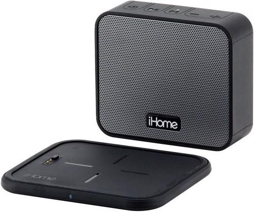 Actual product image iHome iBTW88 Portable Bluetooth Speaker with Wireless Fast Charger User (6 h, Rechargeable battery operated)