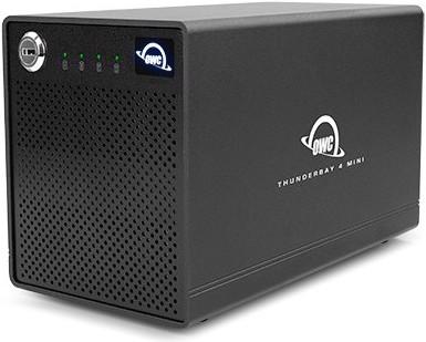 Actual product image OWC 8TB ThunderBay 4 mini 4-bay Thunderbolt 3 SSD For Mac and Windows PC - Feat. SoftRAID XT (2.5")