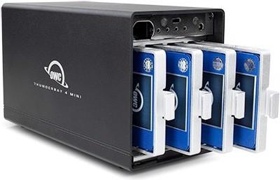 Actual product image OWC 8TB ThunderBay 4 mini 4-bay Thunderbolt 3 SSD For Mac and Windows PC - Feat. SoftRAID XT (2.5")