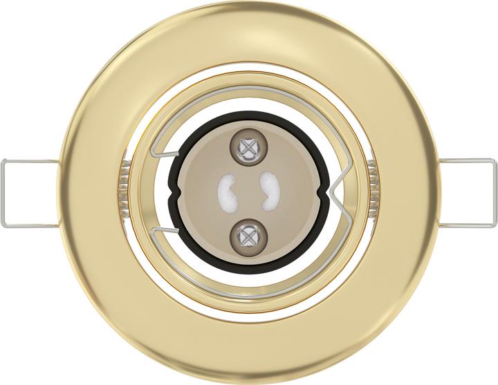 Produktbild VidaXL Lampen Set von 12 Gold Metall, Kunststoff 9 cm Leichtes Gewicht (GU10)