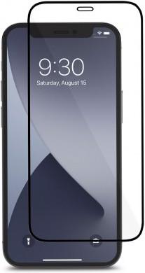 Actual product image Moshi AirFoil Glass Pro for iPhone 12 mini (Clear/Glossy) - Black (Apple iPhone 12 mini)