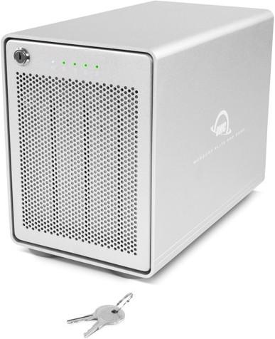 Immagine prodotto OWC Soluzione di archiviazione esterna Mercury Elite Pro Quad RAID 5 a quattro unità da 32 TB con (32 TB)