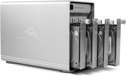 Immagine prodotto OWC Soluzione di archiviazione esterna Mercury Elite Pro Quad RAID 5 a quattro unità da 32 TB con (32 TB)