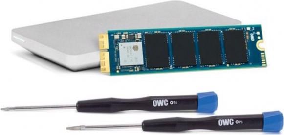 Actual product image OWC SSD 480GB 2.1/0.9 AuraN Kit M.2| for selected iMacs from 2013 - Solid State Dis (480 GB, M.2 2280)