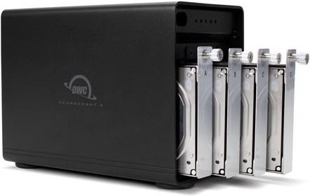 Productafbeelding OWC 0TB ThunderBay 4 - RAID-ready 4-bay externe opslagbehuizing met 2 x TB3-poorten (3.5", 2.5")