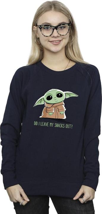 Produktbild Star Wars The Mandalorian Grogu Snacks Meme Sweatshirt (S)