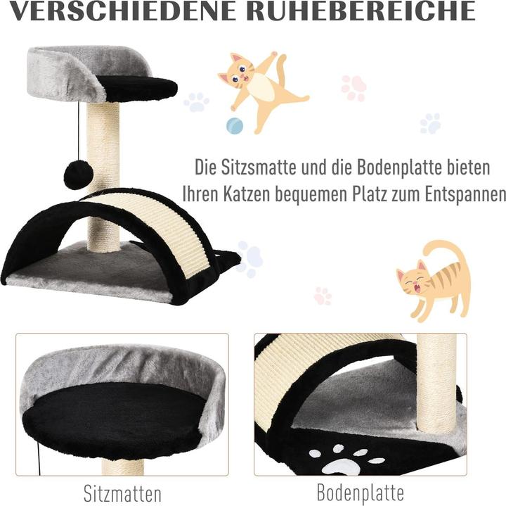 Immagine prodotto Jamb Albero per gatti (46 cm, Nero)