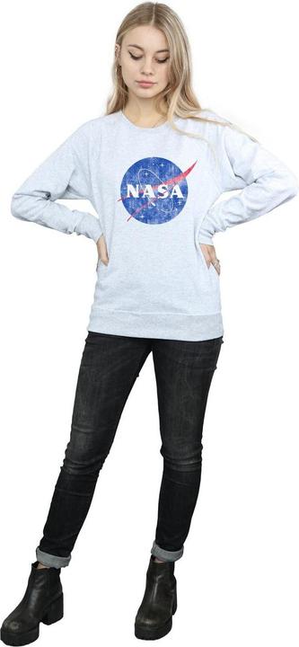 Immagine prodotto Nasa Felpa Insignia Effetto invecchiato Donna (L)