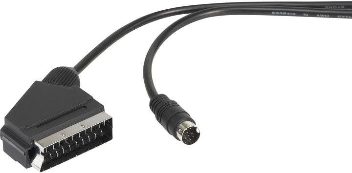 SpeaKa Professional Mini-DIN/SCART TV-Adapterkabel (1.50 m, Scart)