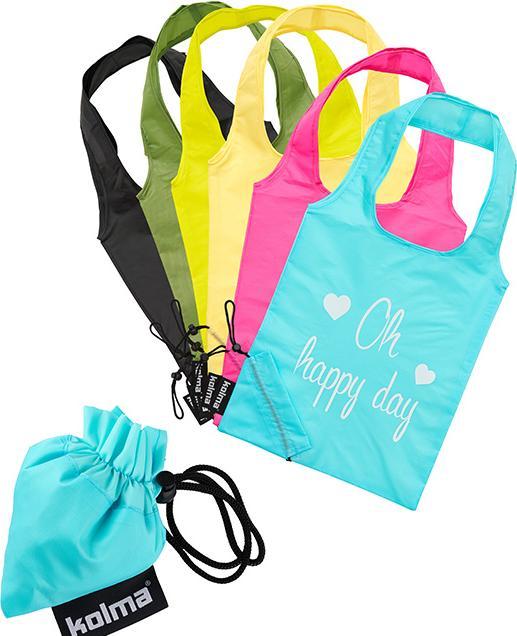 Immagine prodotto Kolma Einkaufstasche RPET "Oh happy day" gelb