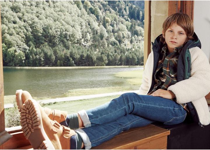 Image du produit La Redoute Collections Bottines en cuir doublées avec fermeture velcro (26)
