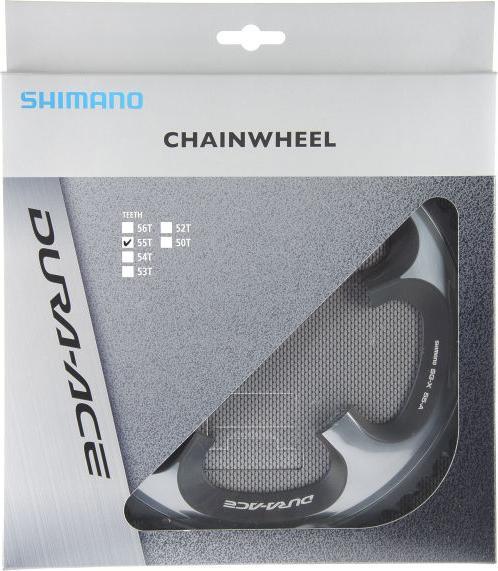 Actual product image Shimano Chainring DURA-ACE FC-7900 55 teeth silver (55)