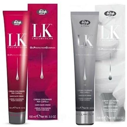 Actual product image Lisap LK OPC cream hair color 7/63 medium blond copper gold (7, 63 Gold Copper Gold)