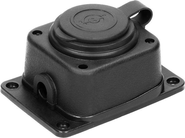 Produktbild MGA ORNO Werkstatt Schuko Stecker Aussen Wasserdicht IP44 230V 16A Schlagfest, Nicht Brennbar (1-Fach)
