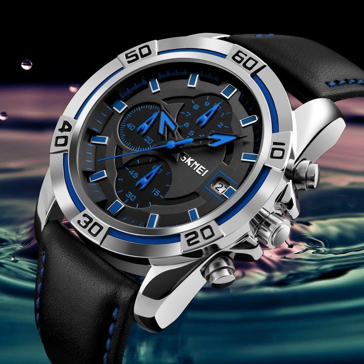 Produktbild Skmei 9156SIBU Herrenuhr + BOX