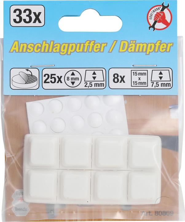 Produktbild BGS Anschlagpuffer-Satz 33-tlg. (Anschlagdämpfer, 1 Stück)