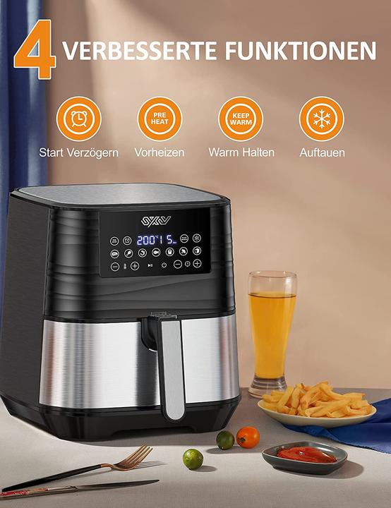 Immagine prodotto Innsky Friggitrice ad aria calda 5.5L, 1700W
