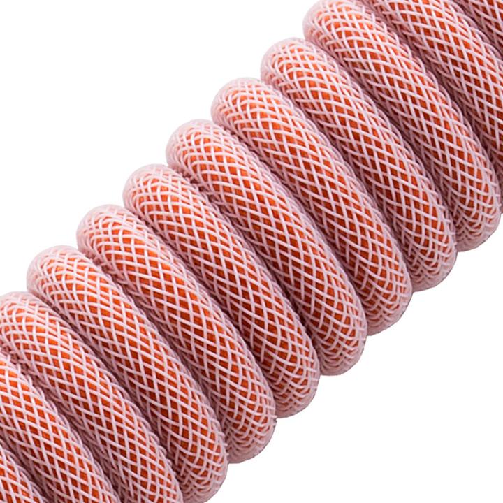 Immagine prodotto CableMod Cavo per tastiera a spirale Pro da USB-C a USB tipo A, Orangesicle (1.50 m, USB 2.0)
