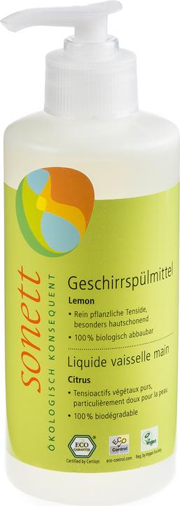 Sonett Distributeur à pompe de liquide vaisselle Lemon (Liquide)