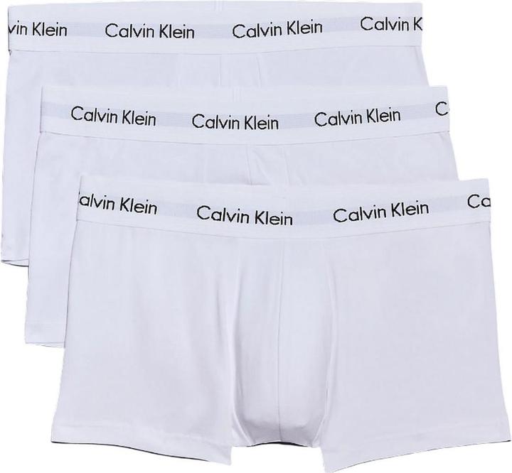 Calvin Klein Low Rise Trunk "Cotton Stretch" weiss