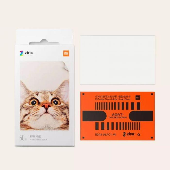 Actual product image Xiaomi Mi Portable Photo Printer Paper (287 g/m², 50 x 76 mm, 20 x)
