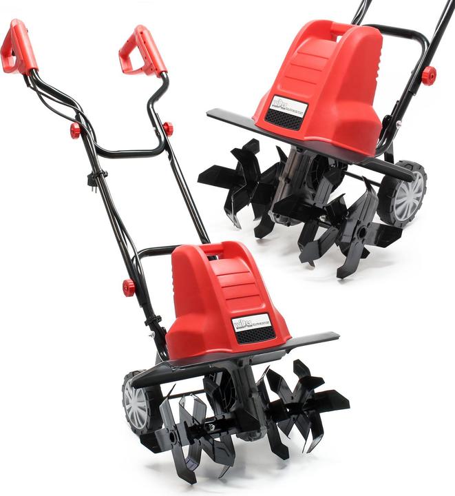Wiltec Elektro Gartenhacke 1500W 400U/min Gartenfräse Bodenfräse Kultivator