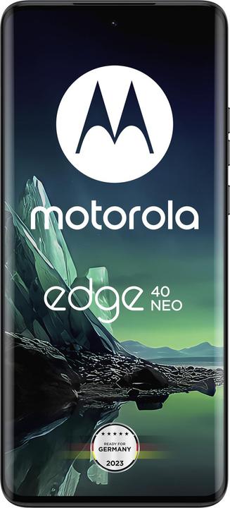 Produktbild Motorola Edge 40 Neo (256 GB, Black Beauty, 6.55", SIM + eSIM, 50 Mpx, 5G)