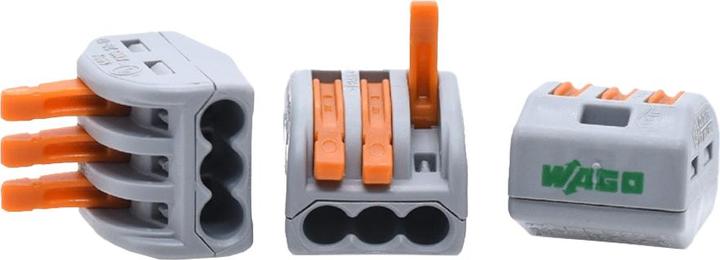 Image du produit Wago 3 bornier de connexion avec leviers
