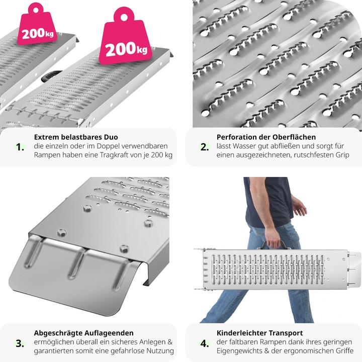 Image du produit tectake Rampes d'accès